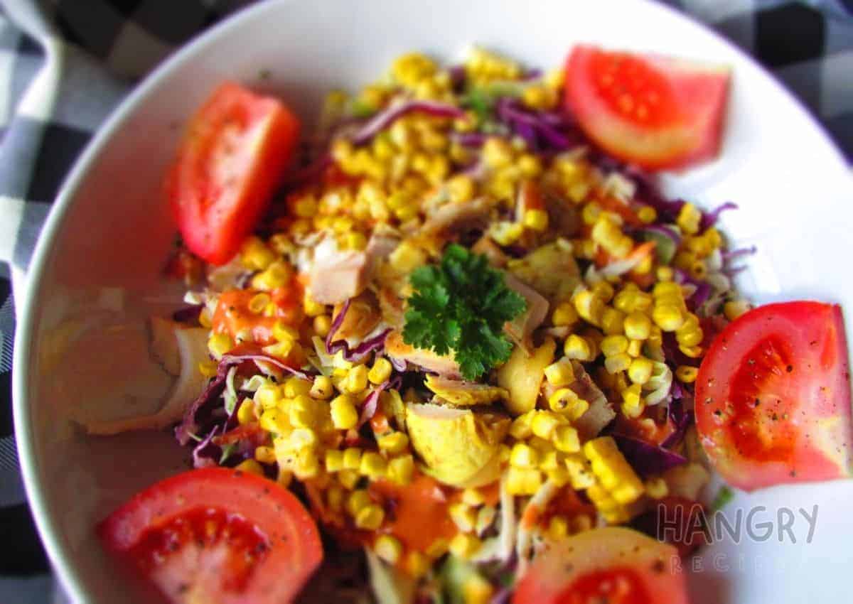 Grilled Sweetcorn Salad