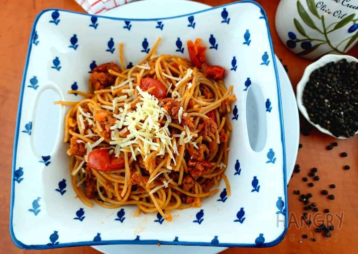 Delicious Spaghettis Bolognese