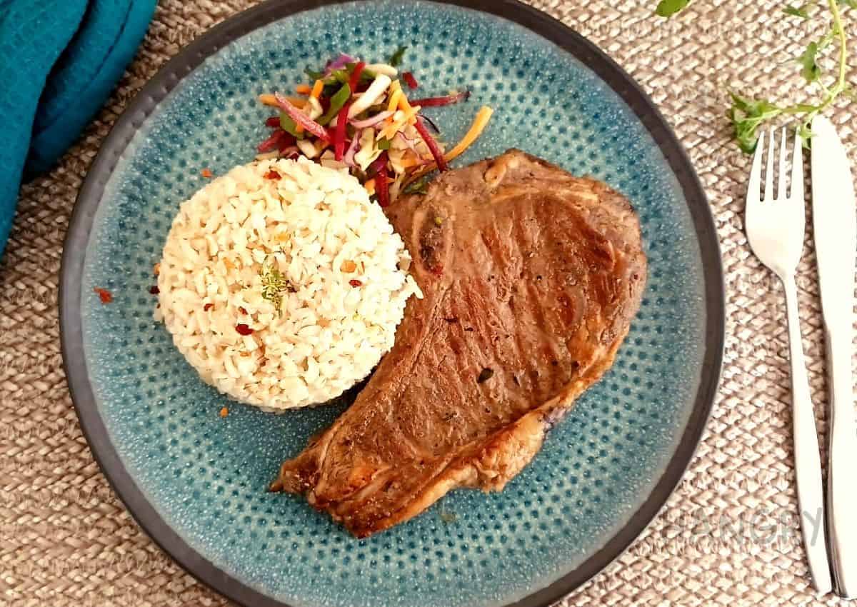 Marinated Club steak