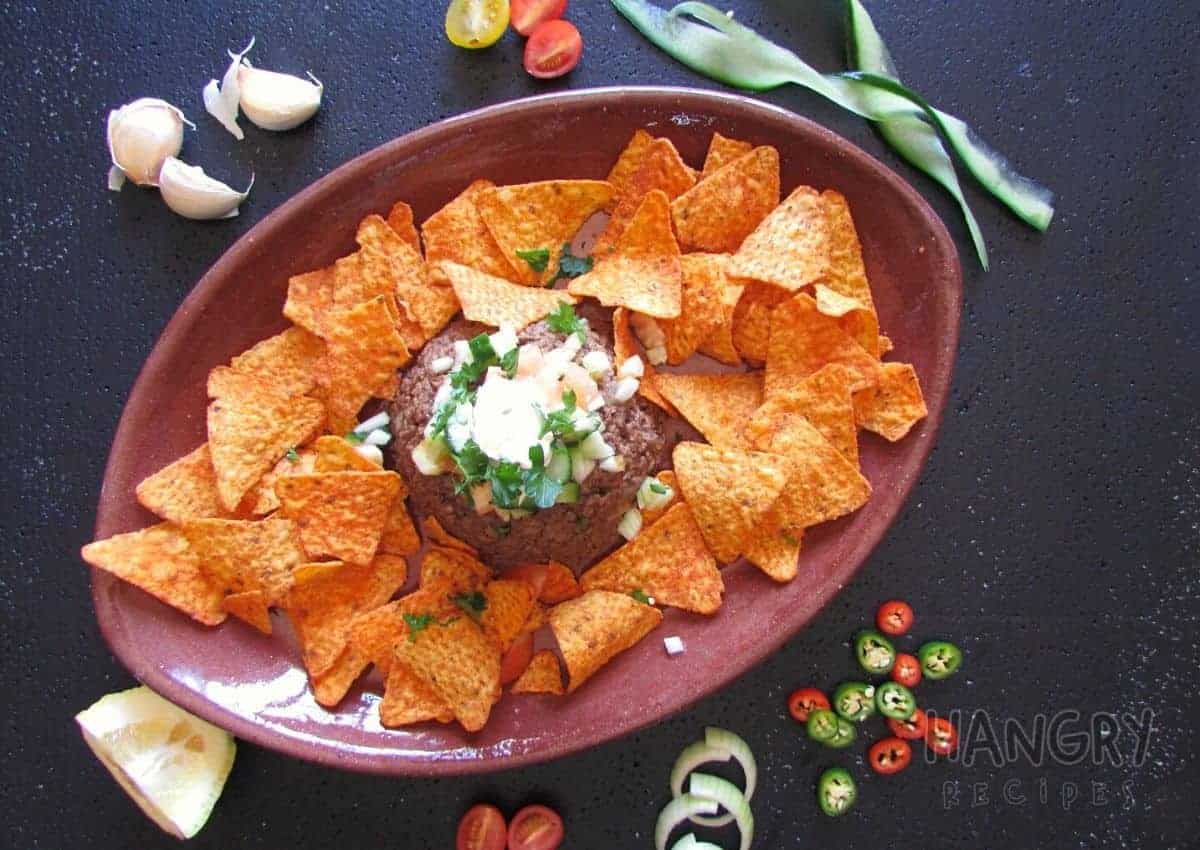 Perfectly Spiced Meaty Nachos