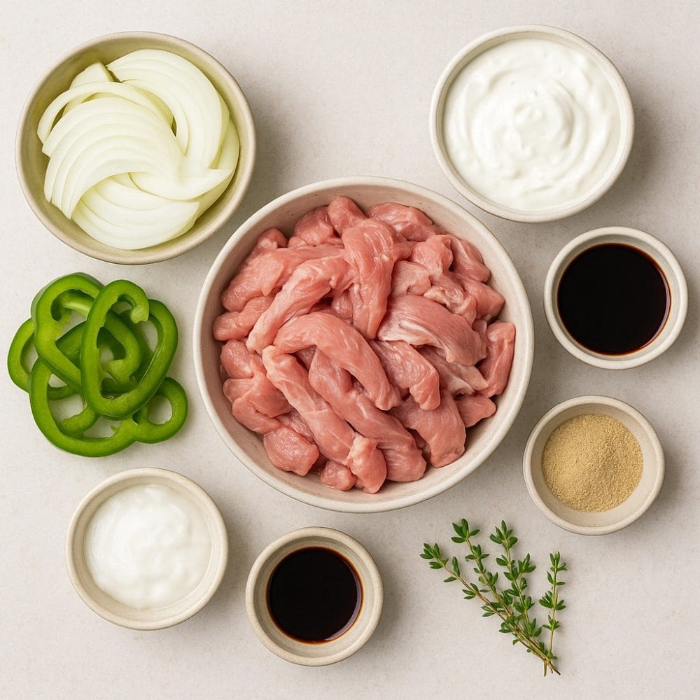 Pork Stir-Fry Ingredients