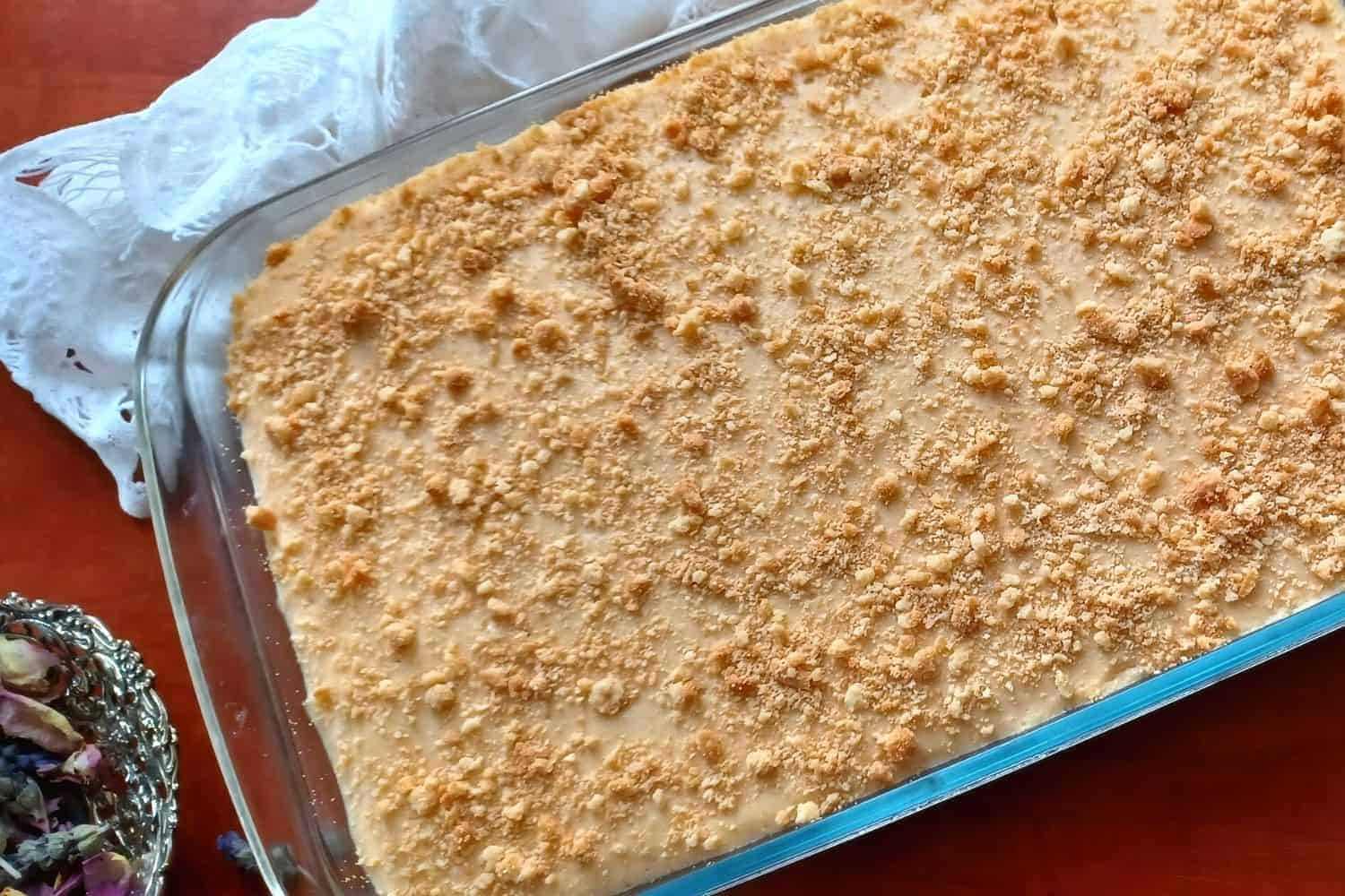 Classic South African Amarula Fridge Tart Treat