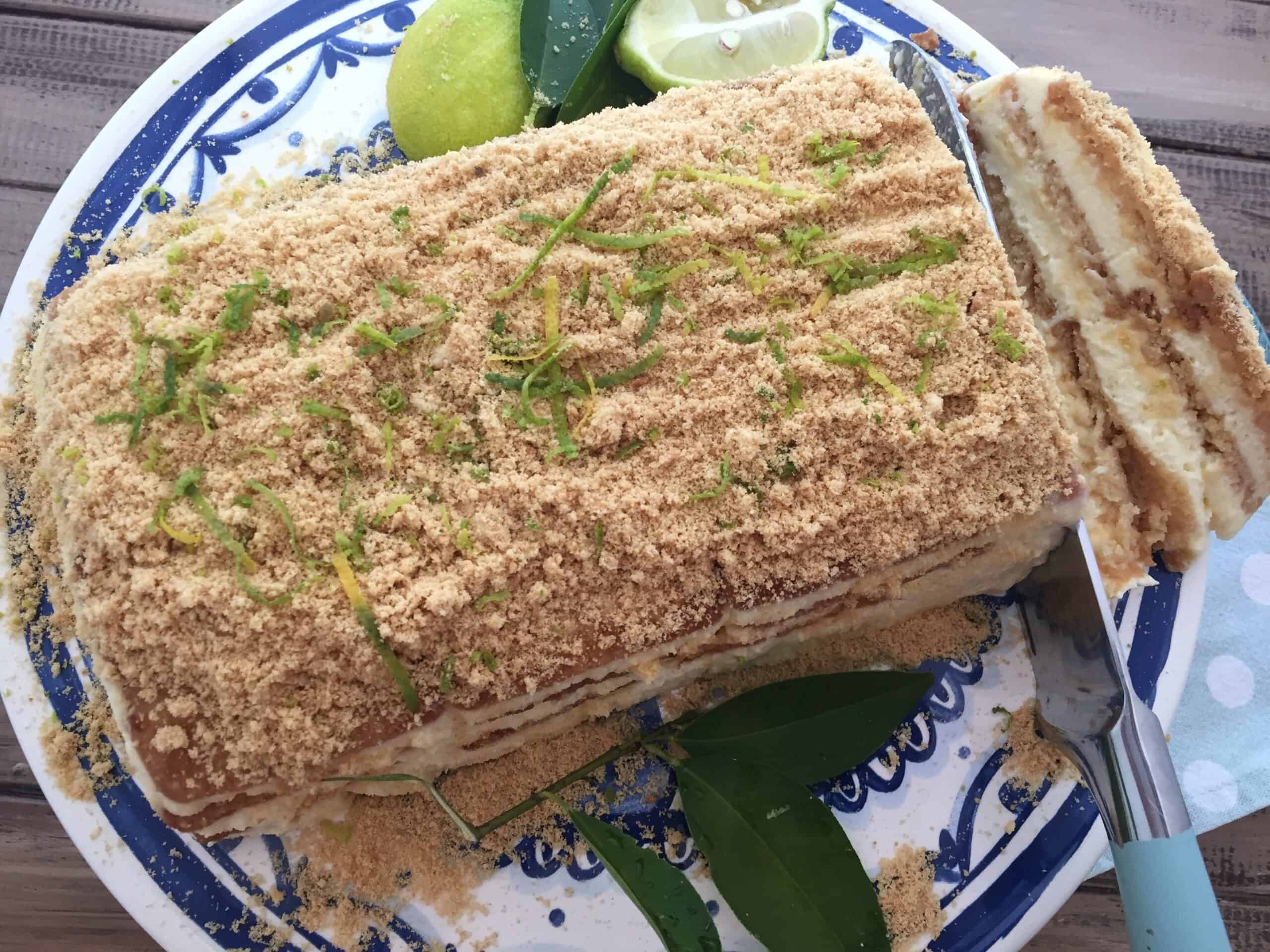 Super Sweet Layered Condensed Milk Fridge Tart