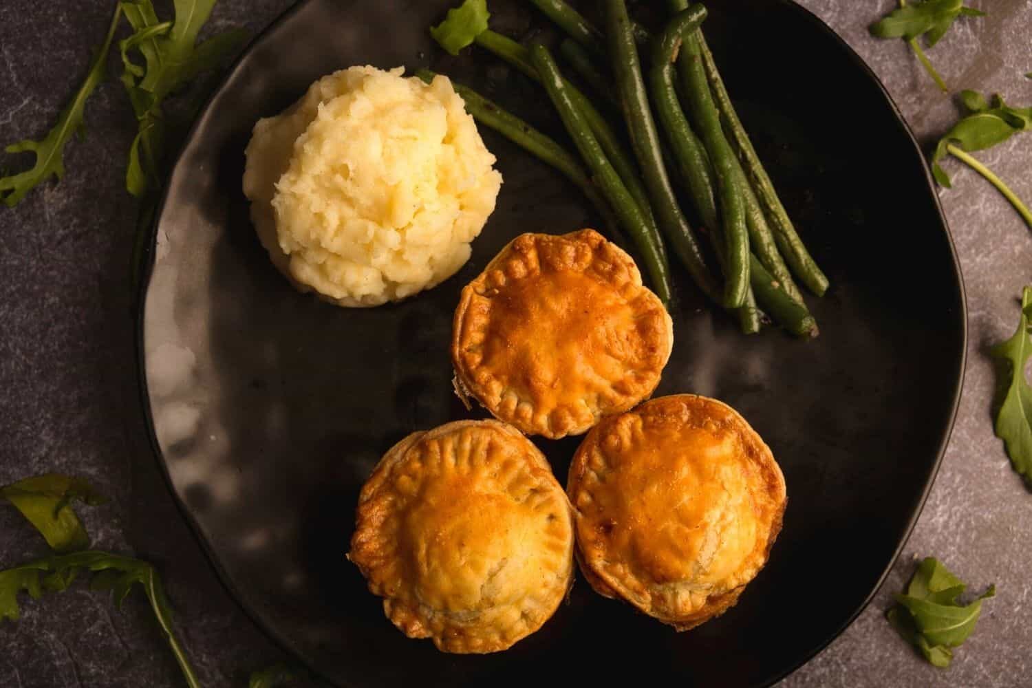 Petit Beef Pot Pie with Mashed Potato