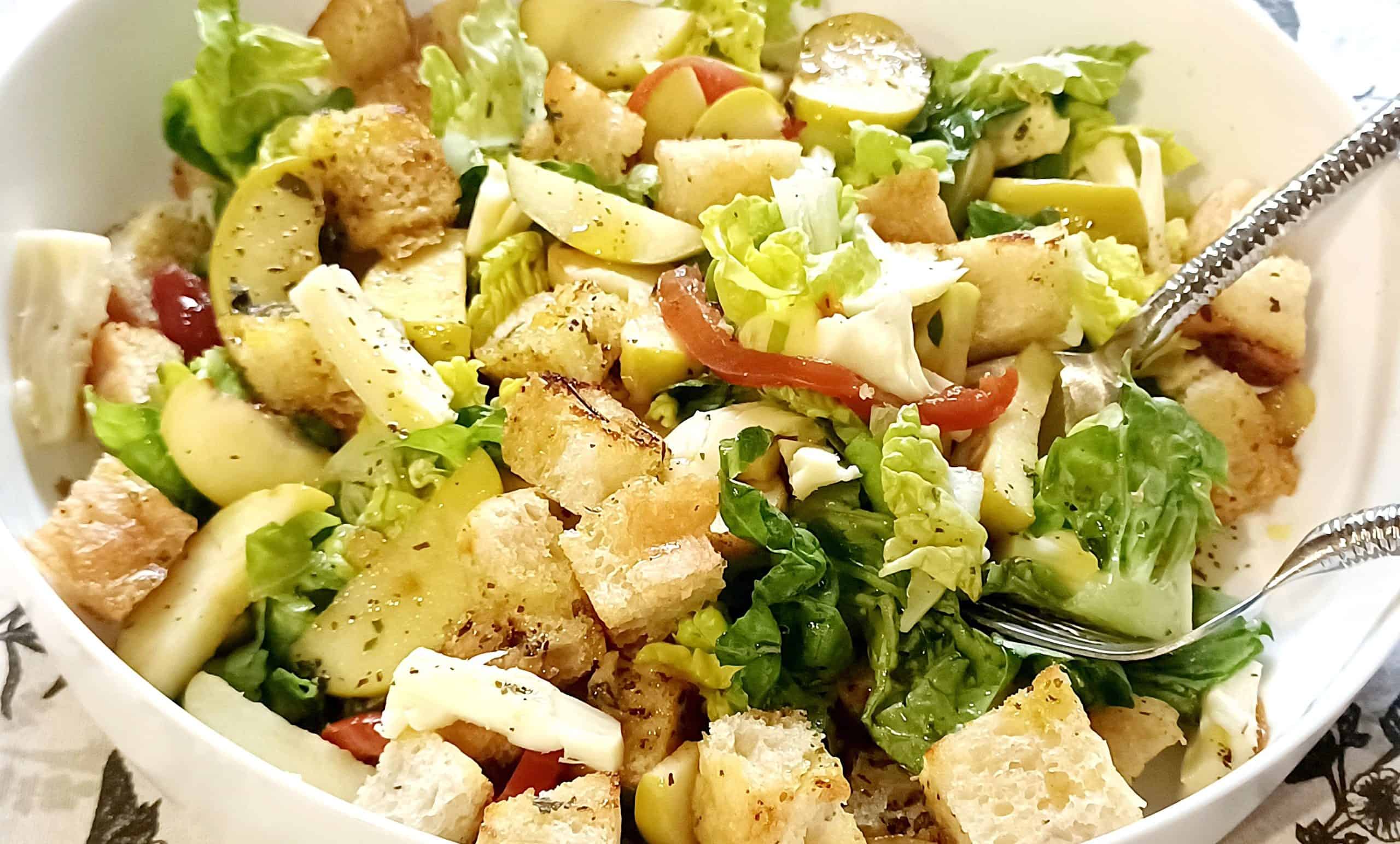 Apple and Ciabata Bread Salad