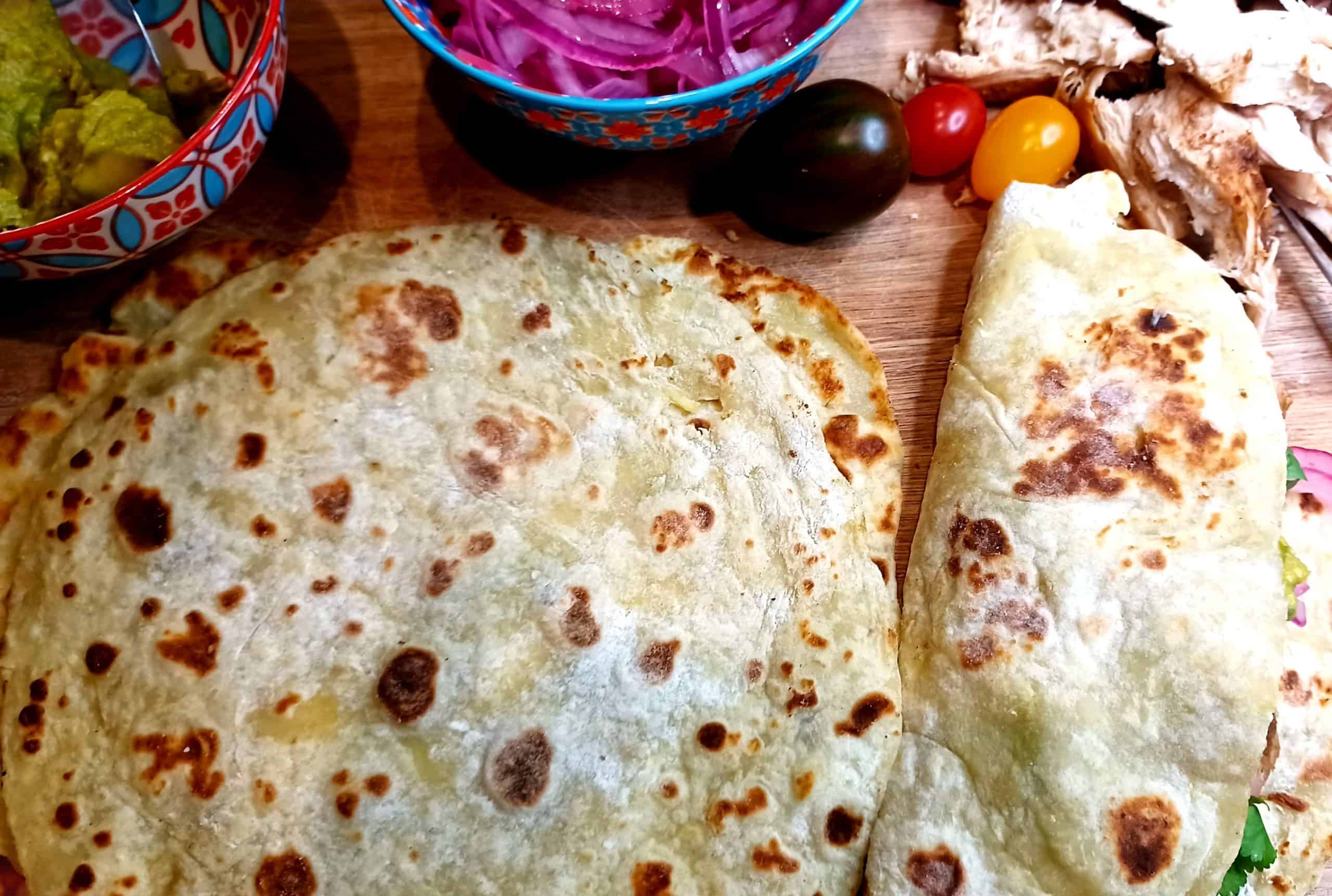 Soft Sweet Potato Wraps