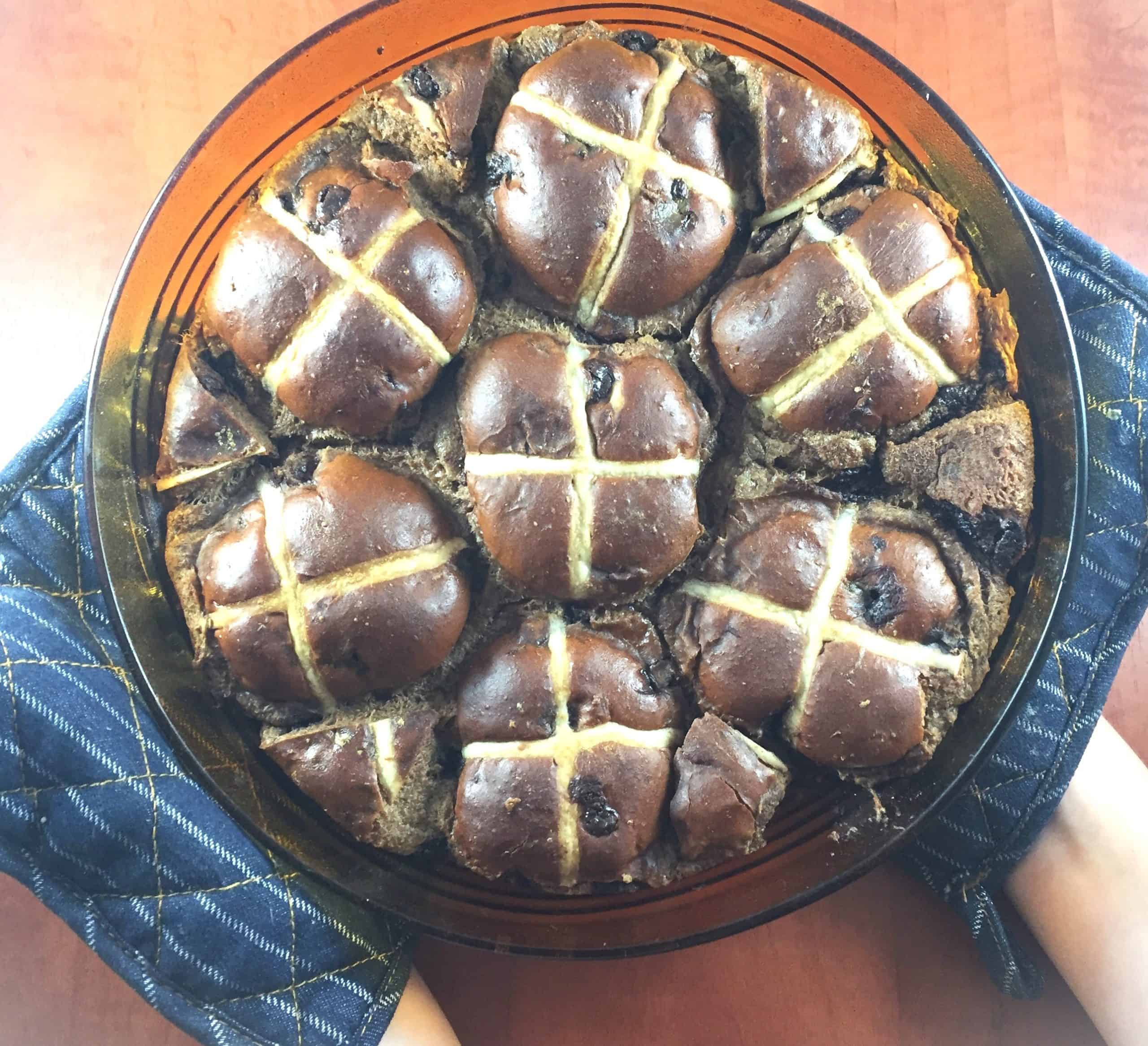 Baked Hot Cross Buna