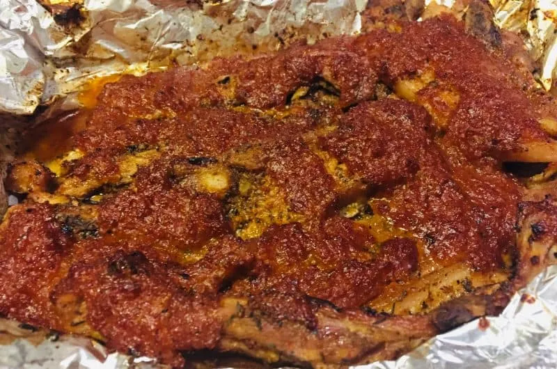 Sticky Oven Baked Pork Ribs