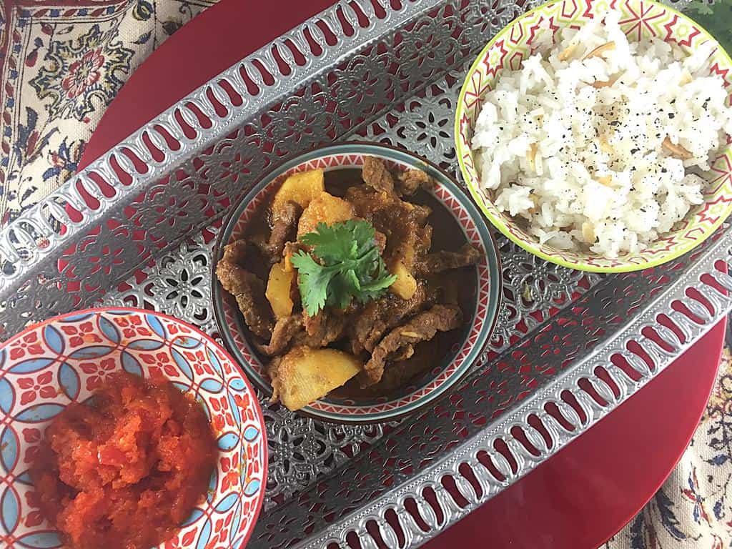 Beef and Sweet Potatoe Curry