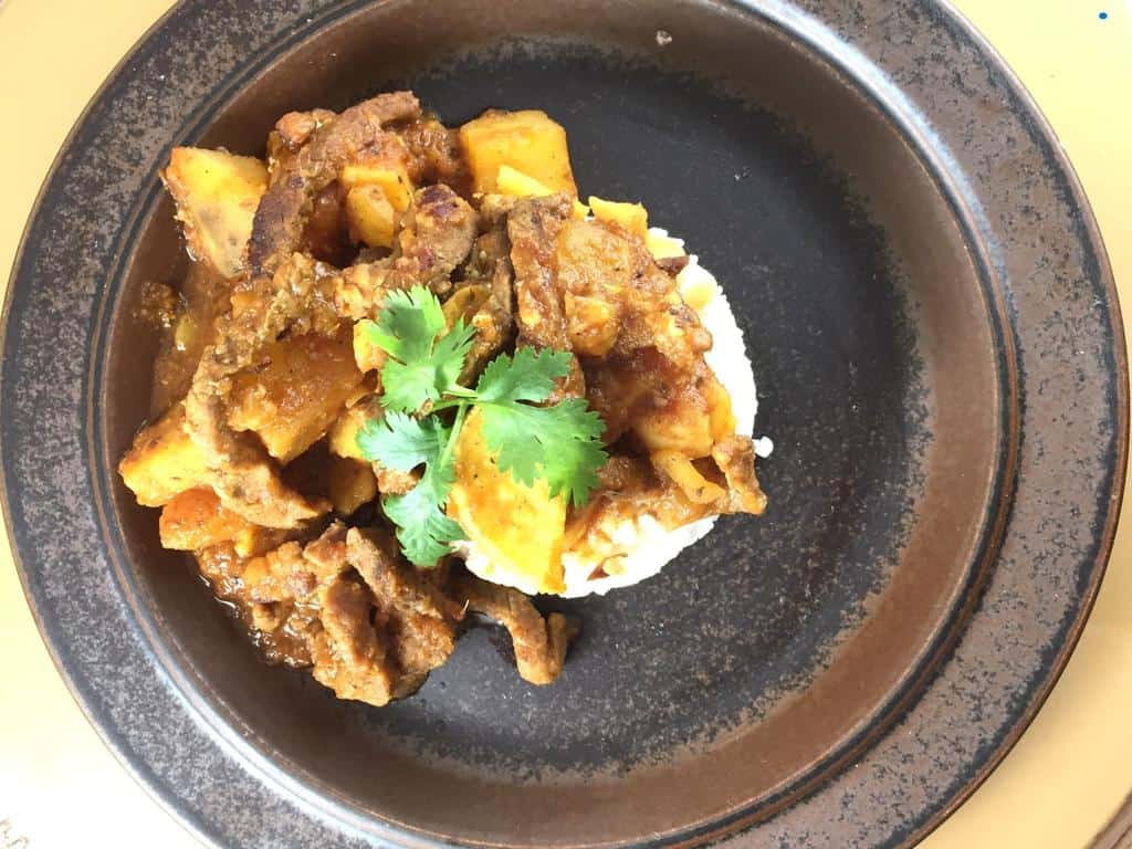 Beef and Sweet Potato Curry
