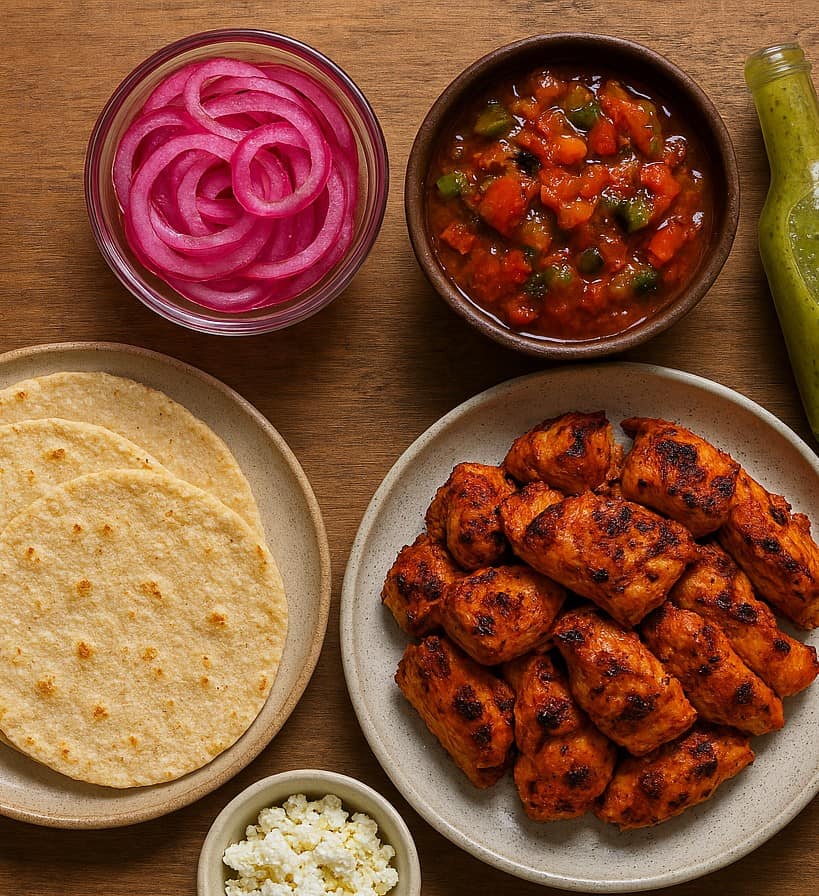 Ingredients for Filling Tortillas