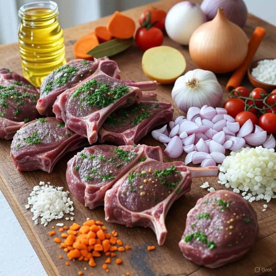 Ingredients for Lamb Curry