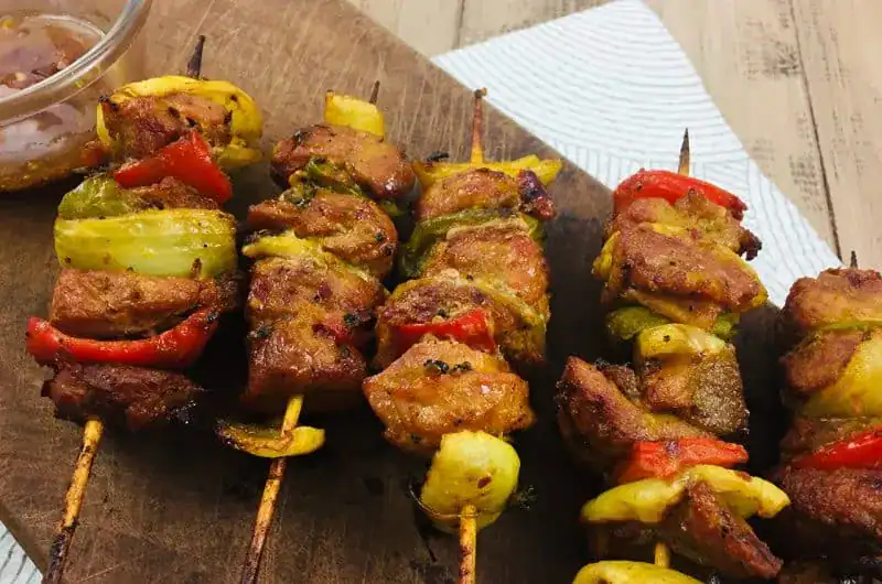 Delicious Marinated Pork Kebabs