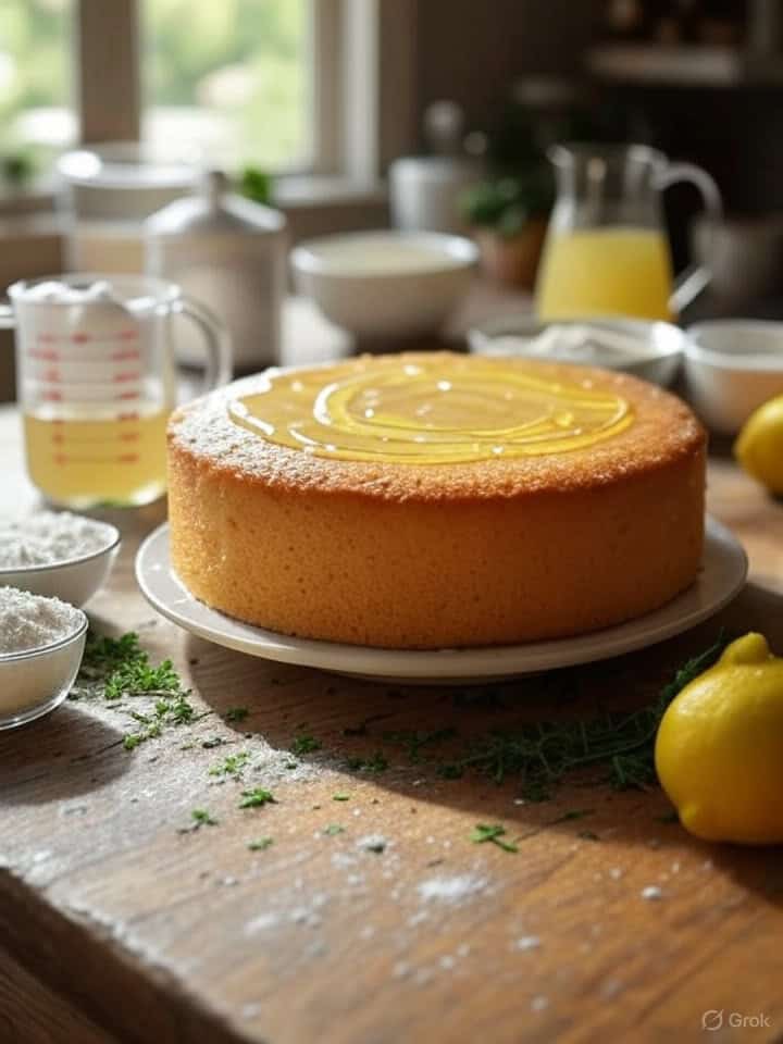 A Zesty Twist on a Classic Lemon Cake