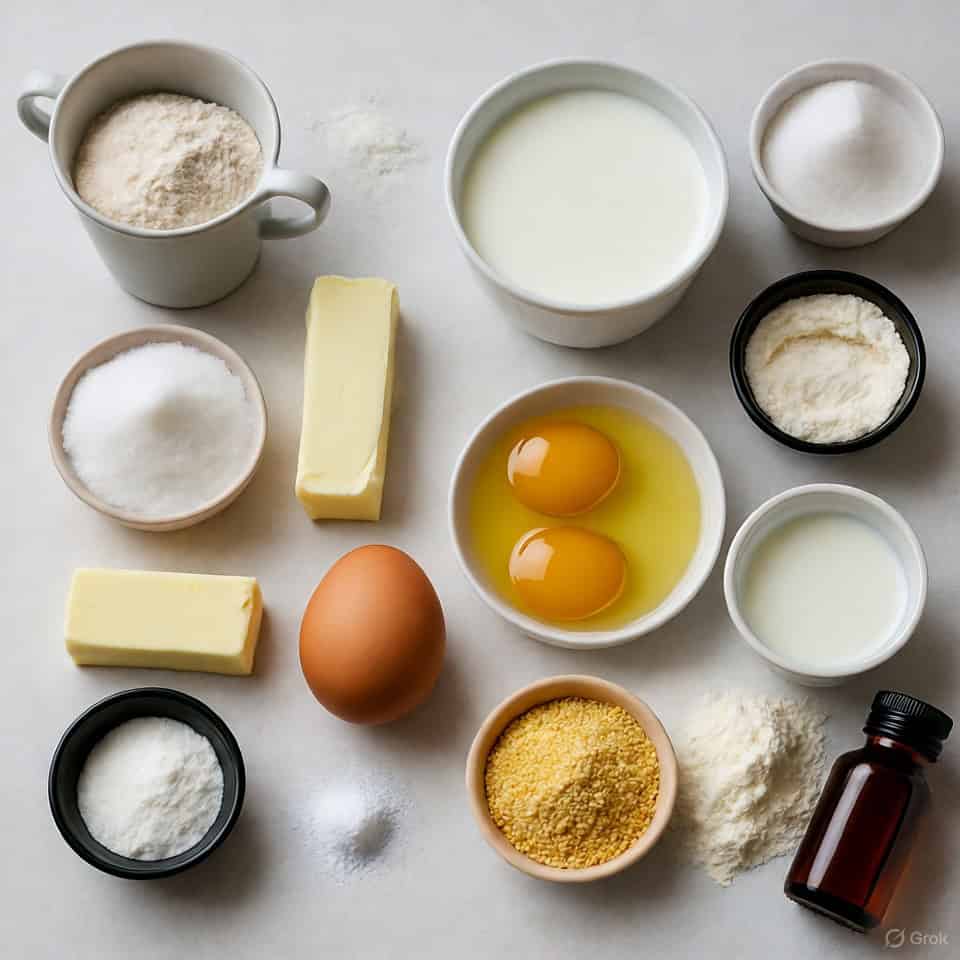 Milktart Ingredients