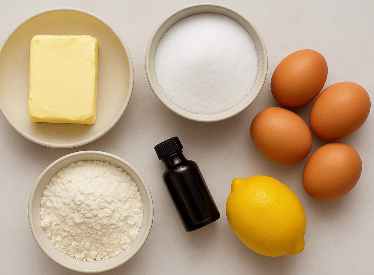 Ingredients image for Pound Cake