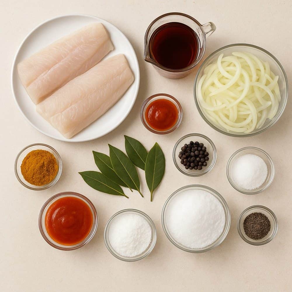 Fish Curry Ingredients
