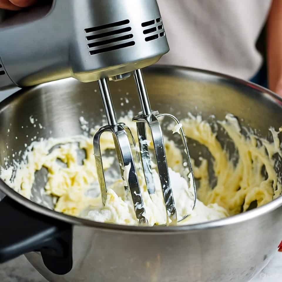 Cream the butter and sugar