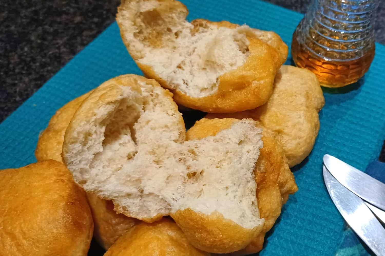 Delicious and crispy vetkoek