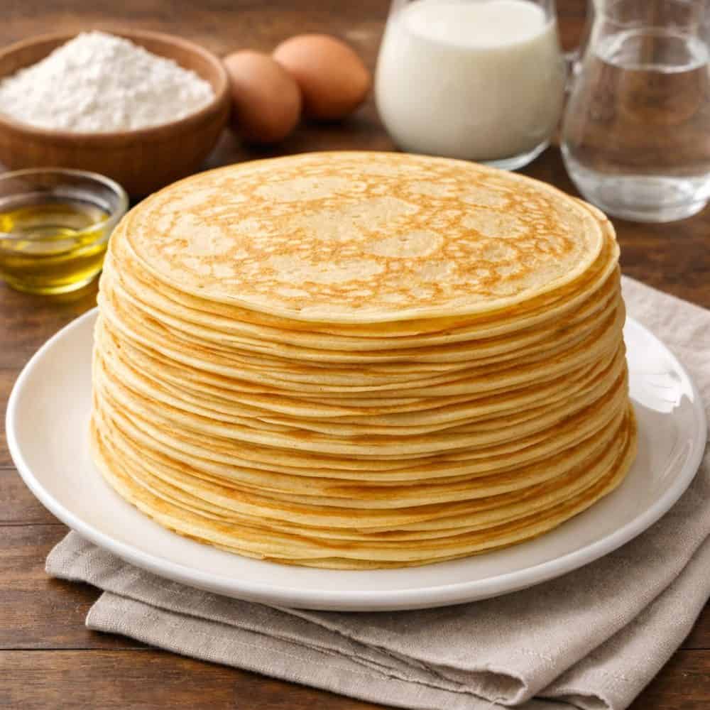 Stack of Pancakes waiting to be filled