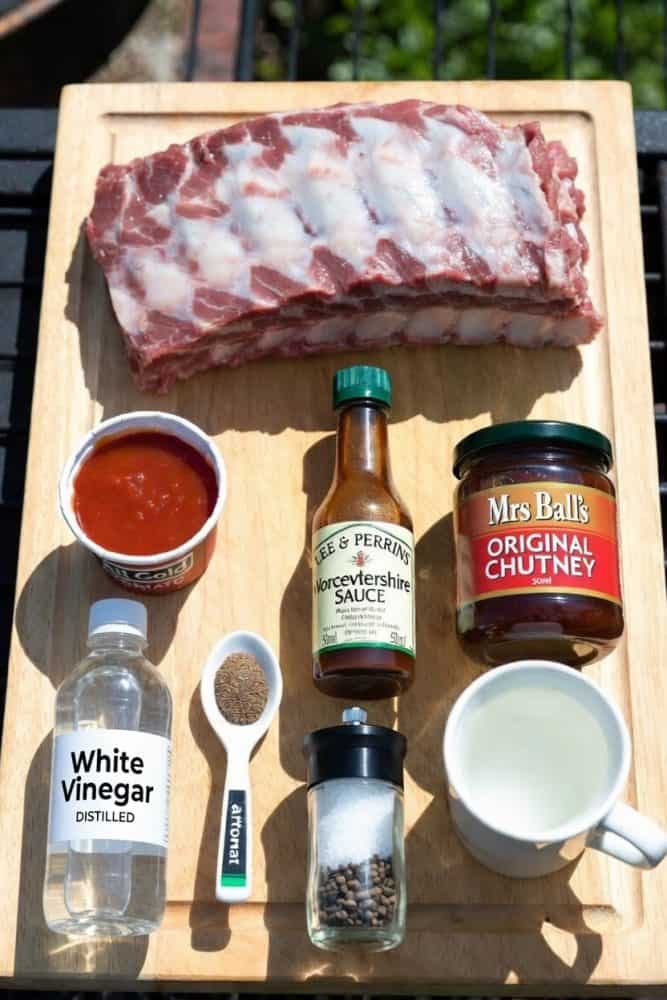 Ingredients for Fall off the Bone Ribs